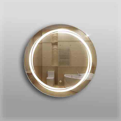 фото 2380606ск Eva Gold Зеркало круглое 238ск D 60 см с фоновой LED подсветкой 9,6 Вт/м с сенсор. выключ.