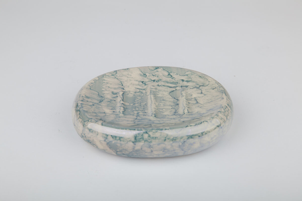 АкваЛиния — мыльница керамика Оникс синий СЕ1034В-SD фото 0
