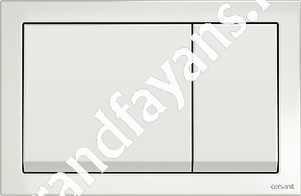 Cersanit — Кнопка: ENTER, пластик белый, универсальная, Сорт1 фото 0