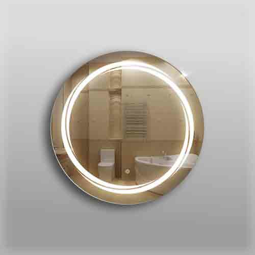 EvaGold — Eva Gold Зеркало 338ск D 60 см круглое с фоновой LED подсветкой 9,6 Вт/м с сенсор. выключ. фото 0