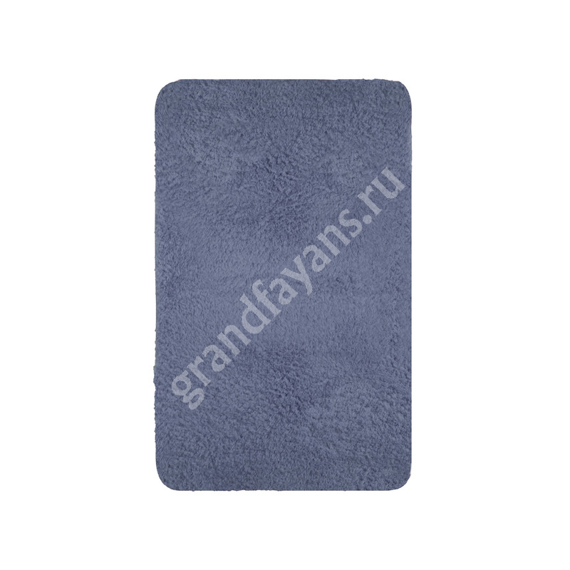АкваЛиния — Коврик для ванной Wooly, голубой 50*80см (серый) фото 0