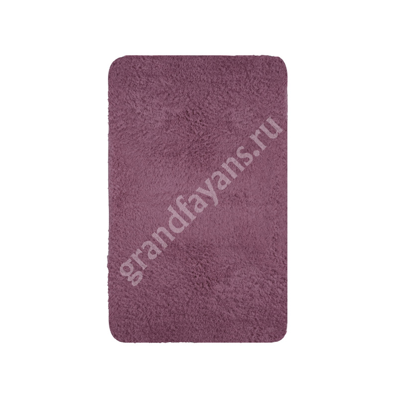 АкваЛиния — Коврик для ванной Wooly, лиловый 50*80см фото 0