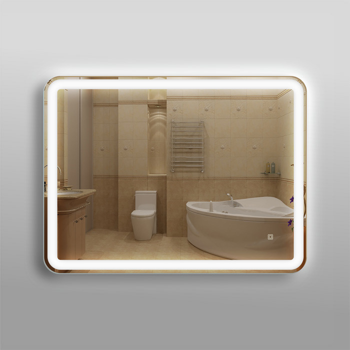 EvaGold — Eva Gold Зеркало 348ско1у с LED подсветкой 9,6 Вт/м 60х80 см с сенс. выкл., подогревом фото 0