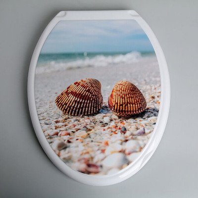 фото Сиденье ДЕКОР Морской берег (белая) (10)