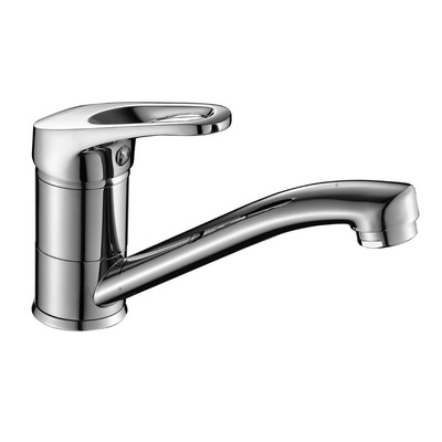 фото DR37012 Смеситель DECOROOM одноручный  для умывальника с поворотным изливом, хром
