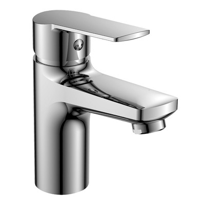 фото DR38011 Смеситель DECOROOM одноручный  для умывальника монолитный, хром