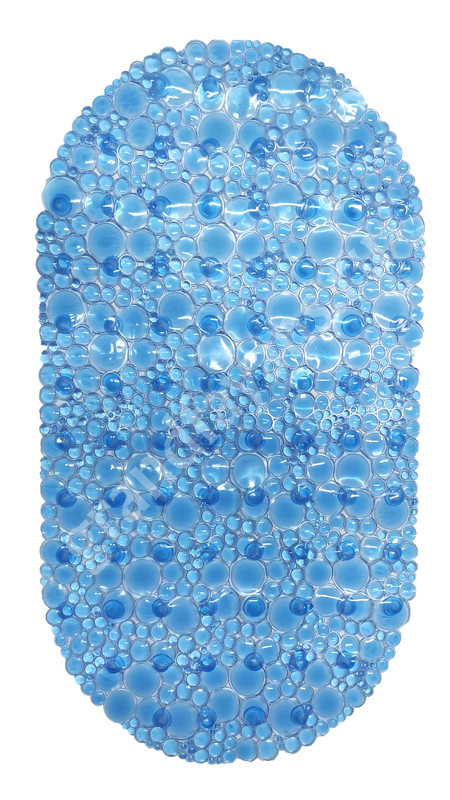 Delphinium — Ковер резиновый Линза 65х34 (голубой) фото 0