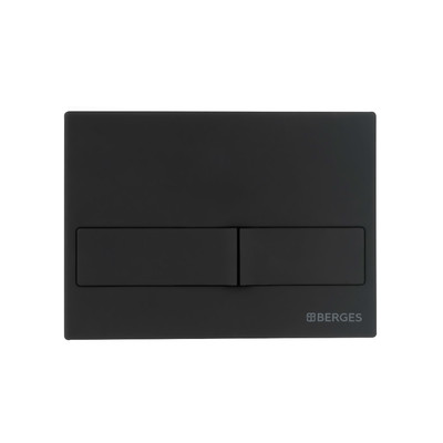 фото Кнопка BERGES для инсталляции NOVUM L5 Soft Touch черная