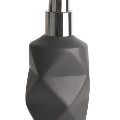 фото дозатор для ж/мыла керамика Tetra графит B4505-1