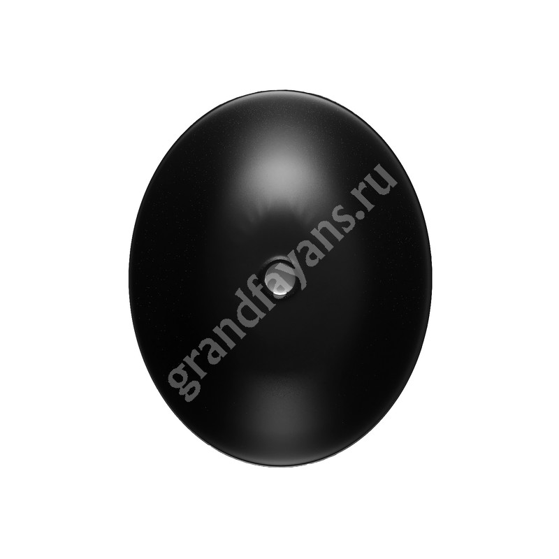 EvaGold — Умывальник накладной A433BM черный матовый (410*330*145 мм) фото 6
