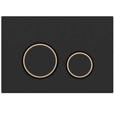 фото Кнопка: TWINS для LINK PRO/VECTOR/LINK пластик черный матовый с рамкой