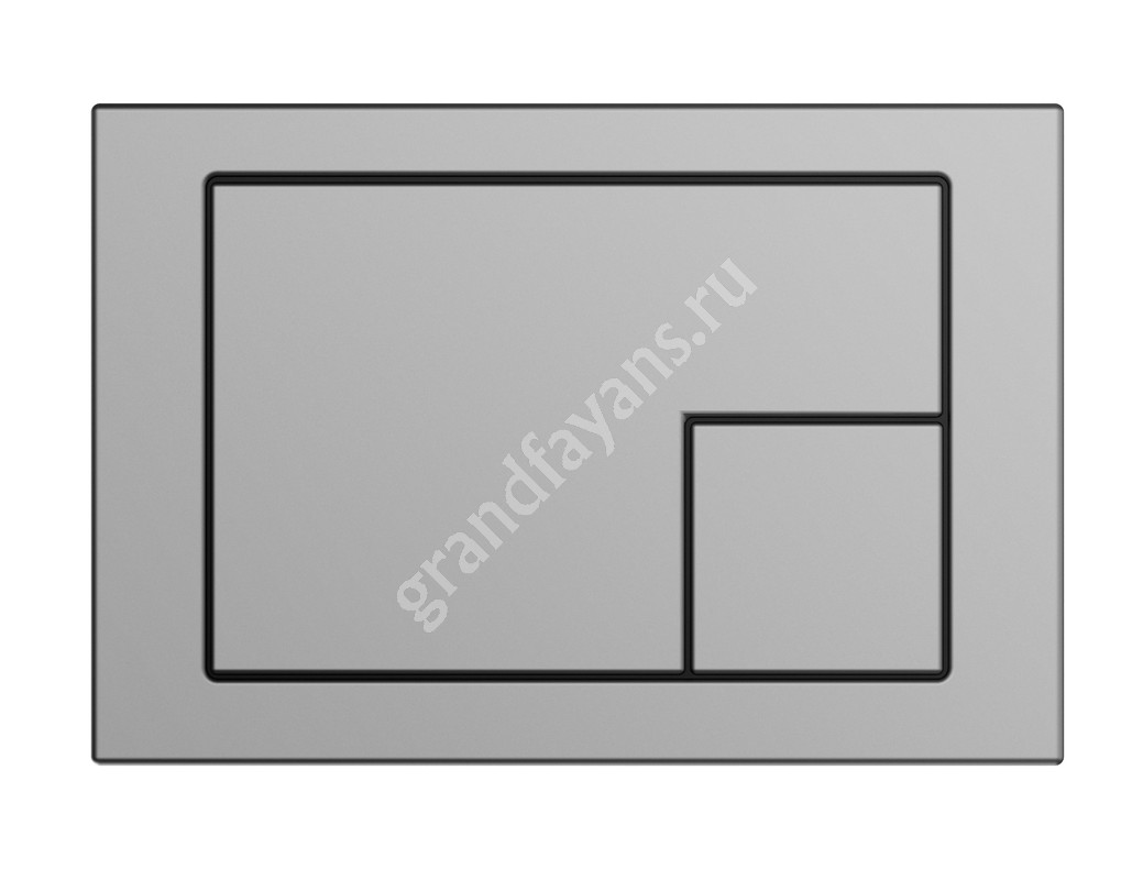 Cersanit — Кнопка: CORNER для LINK PRO/VECTOR/LINK пластик хром матовый фото 0