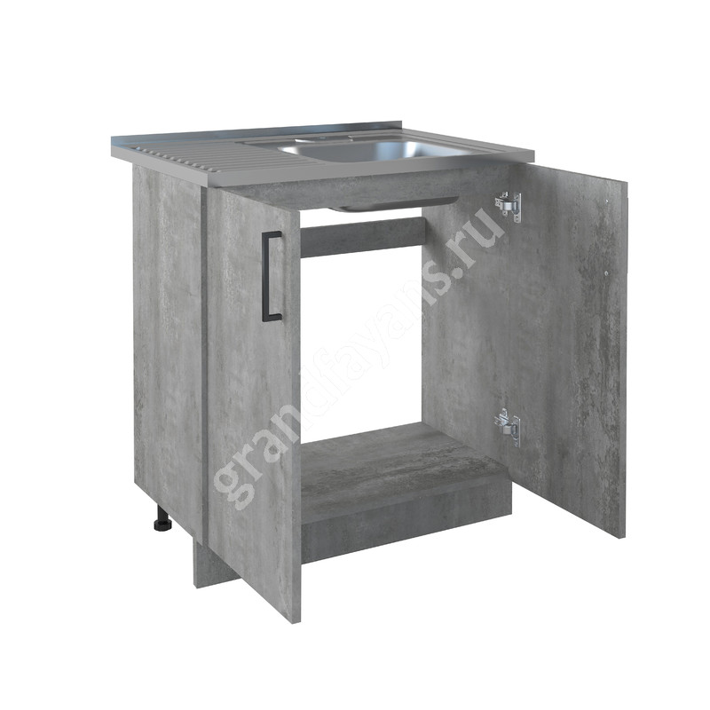 EvaGold — Стол под мойку - Цемент светлый (мойки 50*80, 60*80) фото 1