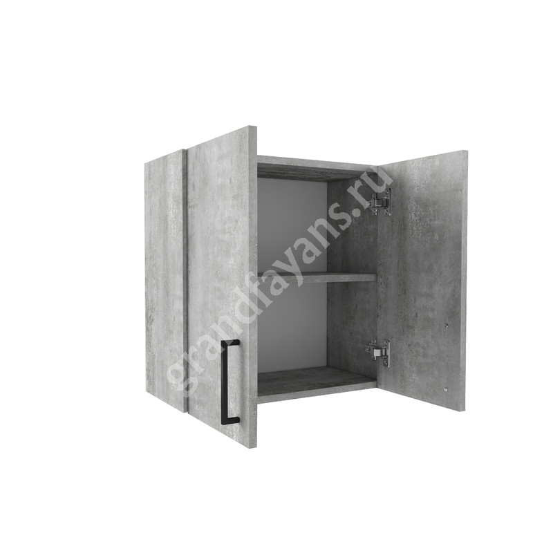 EvaGold — Шкаф навесной для посуды с полкой - Цемент светлый фото 1
