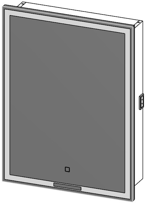EvaGold — Зеркало-шкаф Simona 60(LED-подсветка, сенсорный выключатель, диммер) фото 1