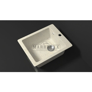 Мойка композит. MARRBAXX КК прямоуг. без крыла 8/Q2, 495x425x195,бежевый, без сифона фото Мойка композит. MARRBAXX КК прямоуг. без крыла 8/Q2, 495x425x195,бежевый, без сифона