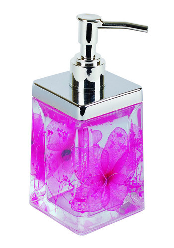 АкваЛиния — дозатор для жидкого мыла розовые цветы фото 0