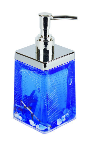 АкваЛиния — дозатор для жидкого мыла синий ракушки фото 0