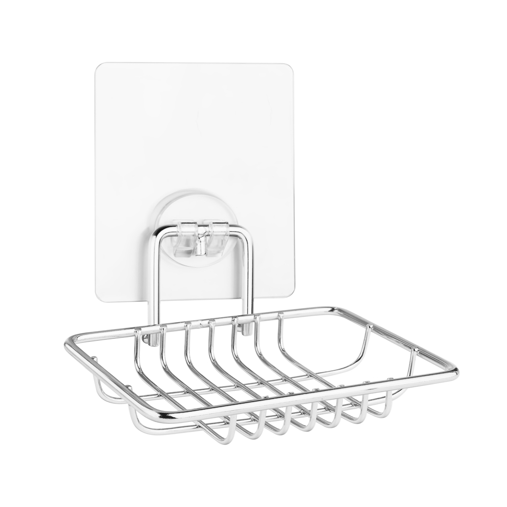 Мыльница-решетка для ванной настенная на силиконовом креплении "Kleber Lite"