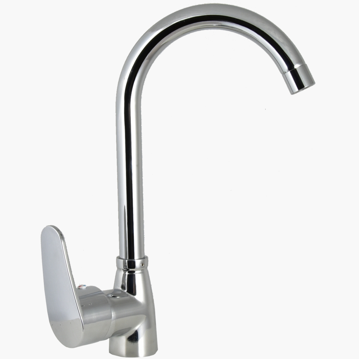 0402.426 Латунный смеситель для мойки одноручный Istok life с поворотным R-изливом, 35 карт.