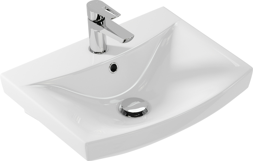 Раковина : CARINA 50 1 отв., белый, Сорт1