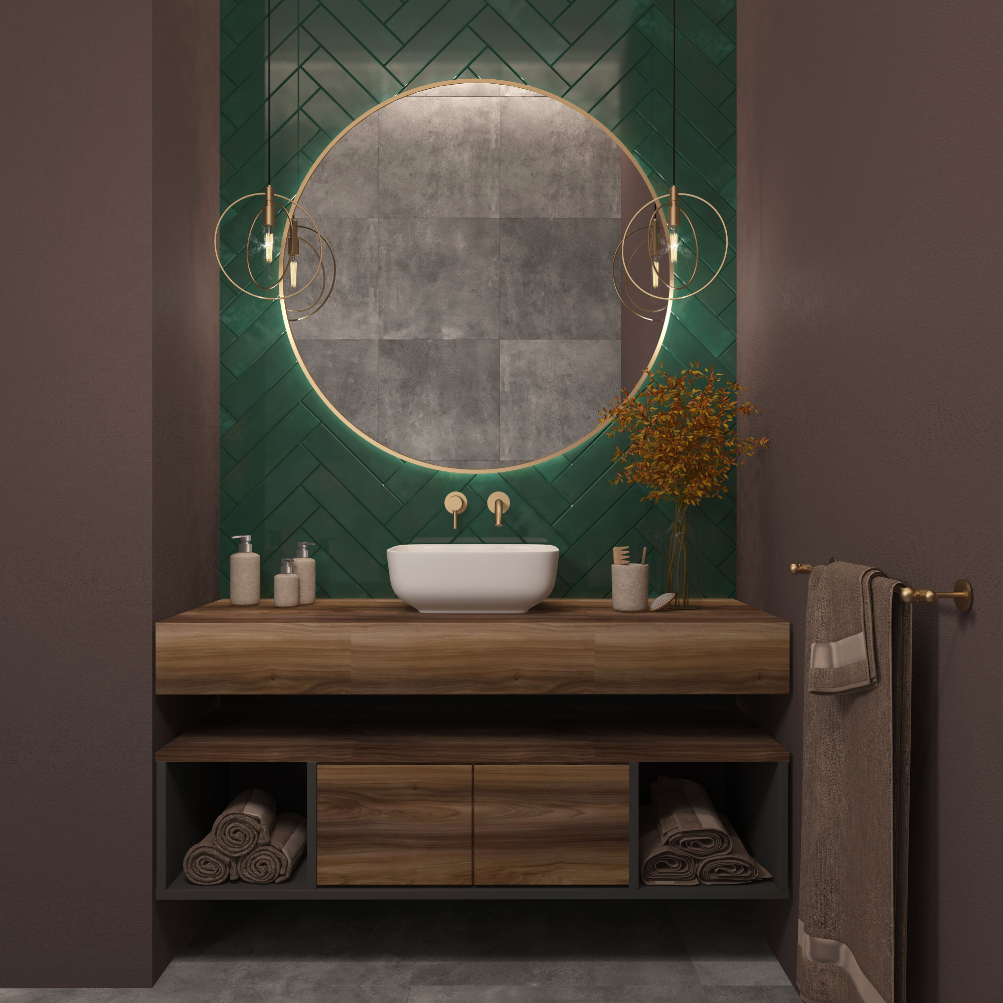 Умывальник накладной A423 квадратный без перелива (385*385*140 мм)