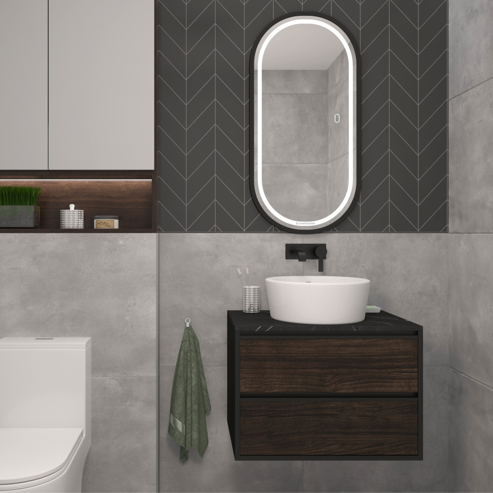 70 Подвесная тумба "Richard 70"(ум. А433 BM /А433 WGM) Pur-клей