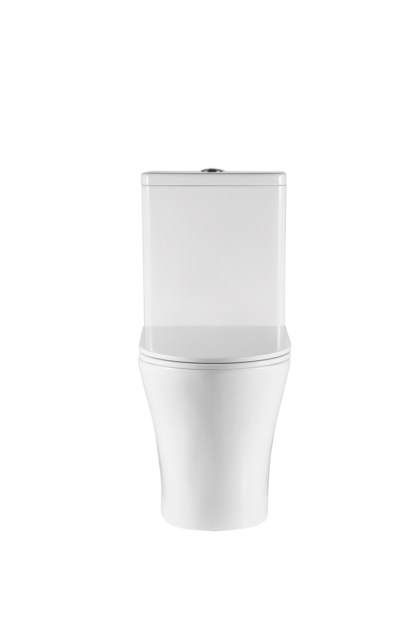 A2801 Унитаз-компакт, безободковый, сиденье тонкое ДП, крепления, арматура, гориз. выпуск