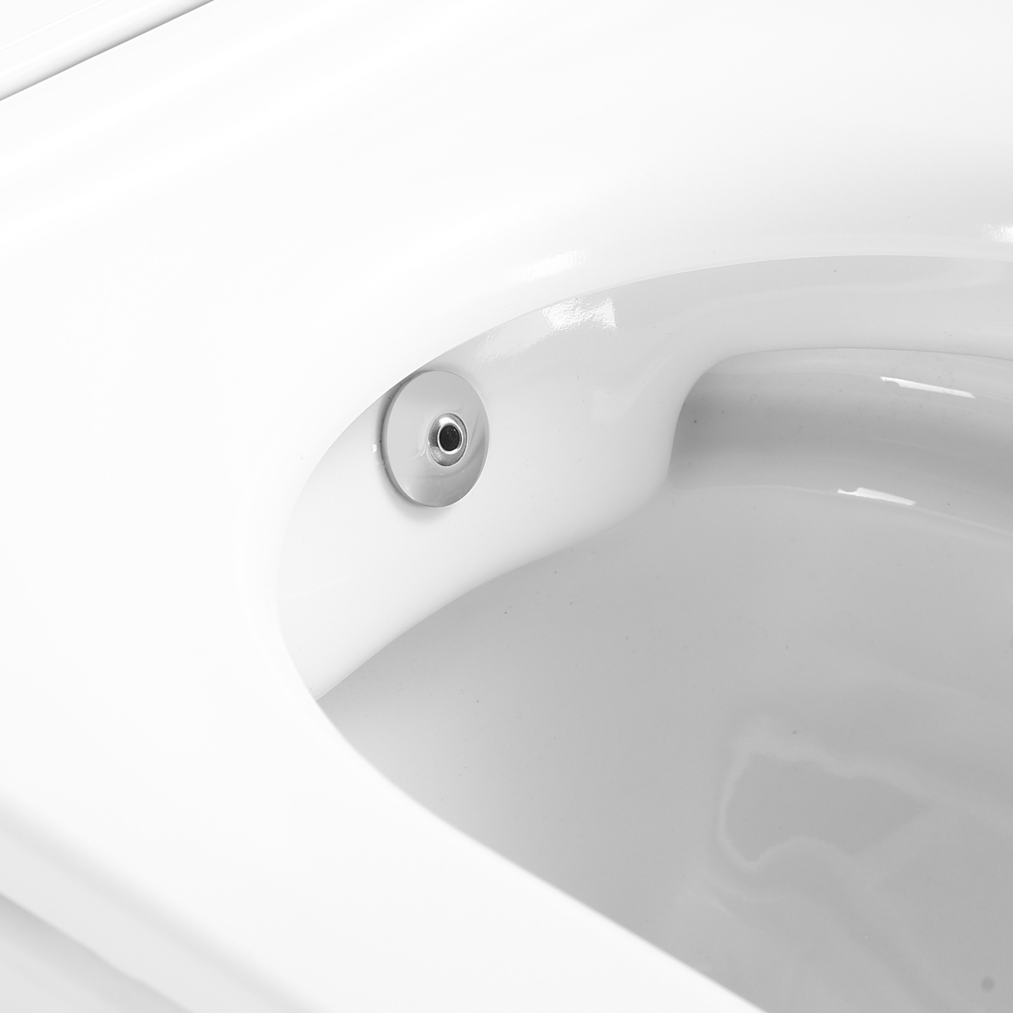 Унитаз подвесной EG100B с биде безободковый, сиденье тонкое ДП, крепления