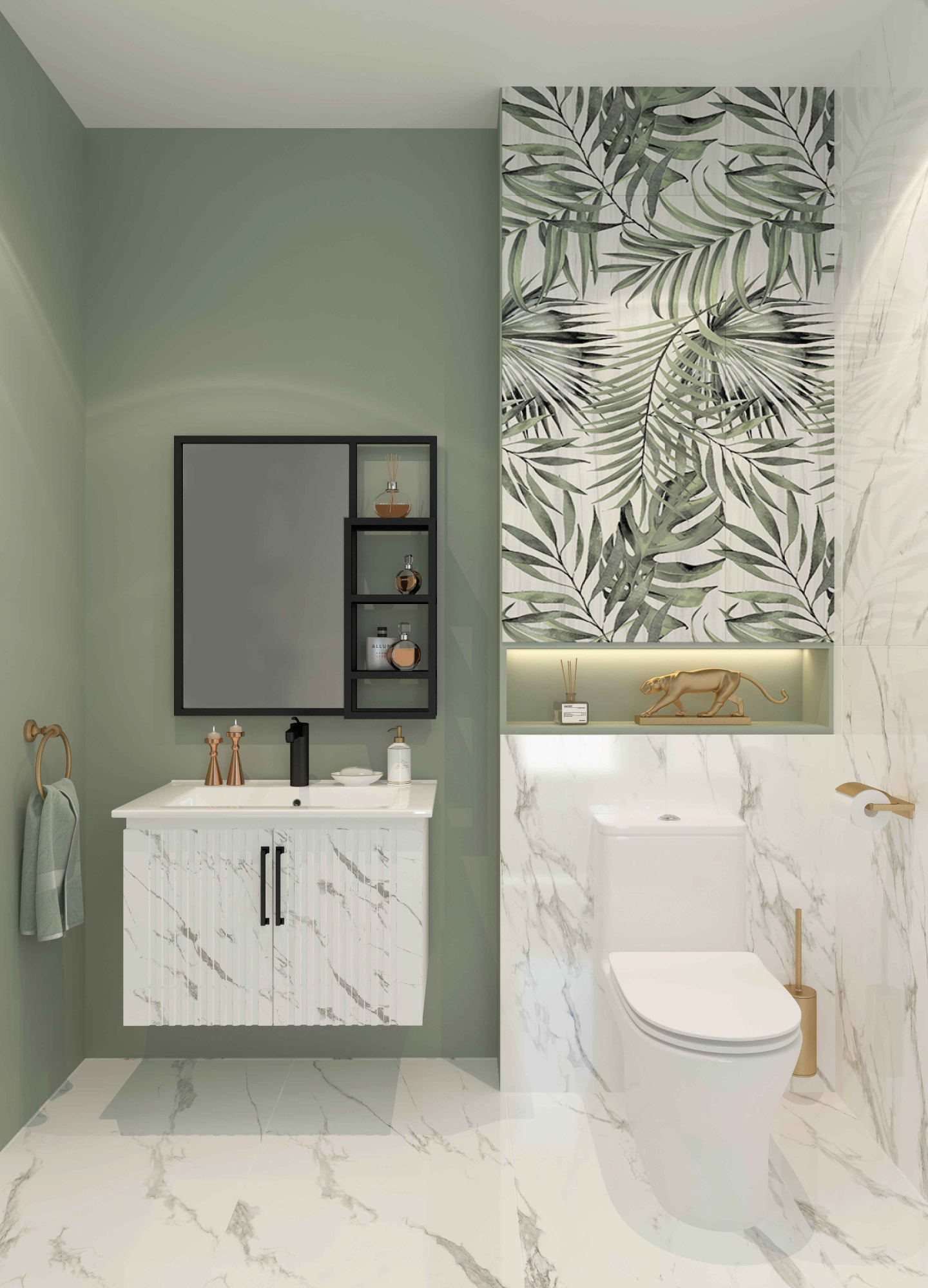 75 Подвесная тумба "Bruklin 75" (ум. Оскар 750) мрамор