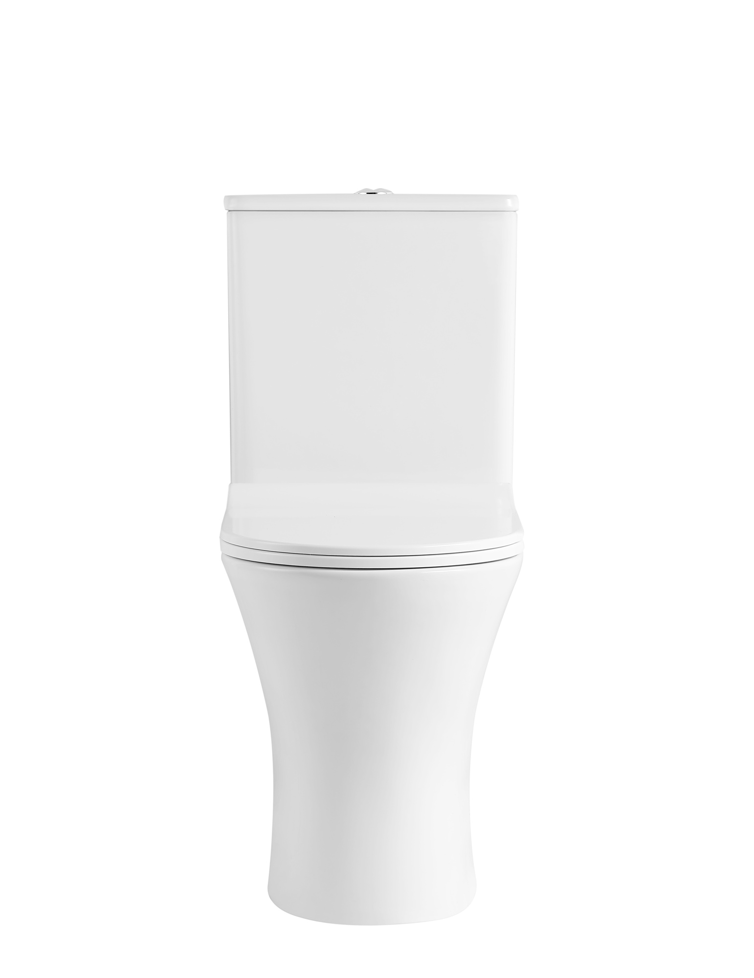 Унитаз-компакт EG306T безободковый круговой смыв, сиденье тонкое ДП, крепления, арматура, горизонтальный выпуск (T2334)