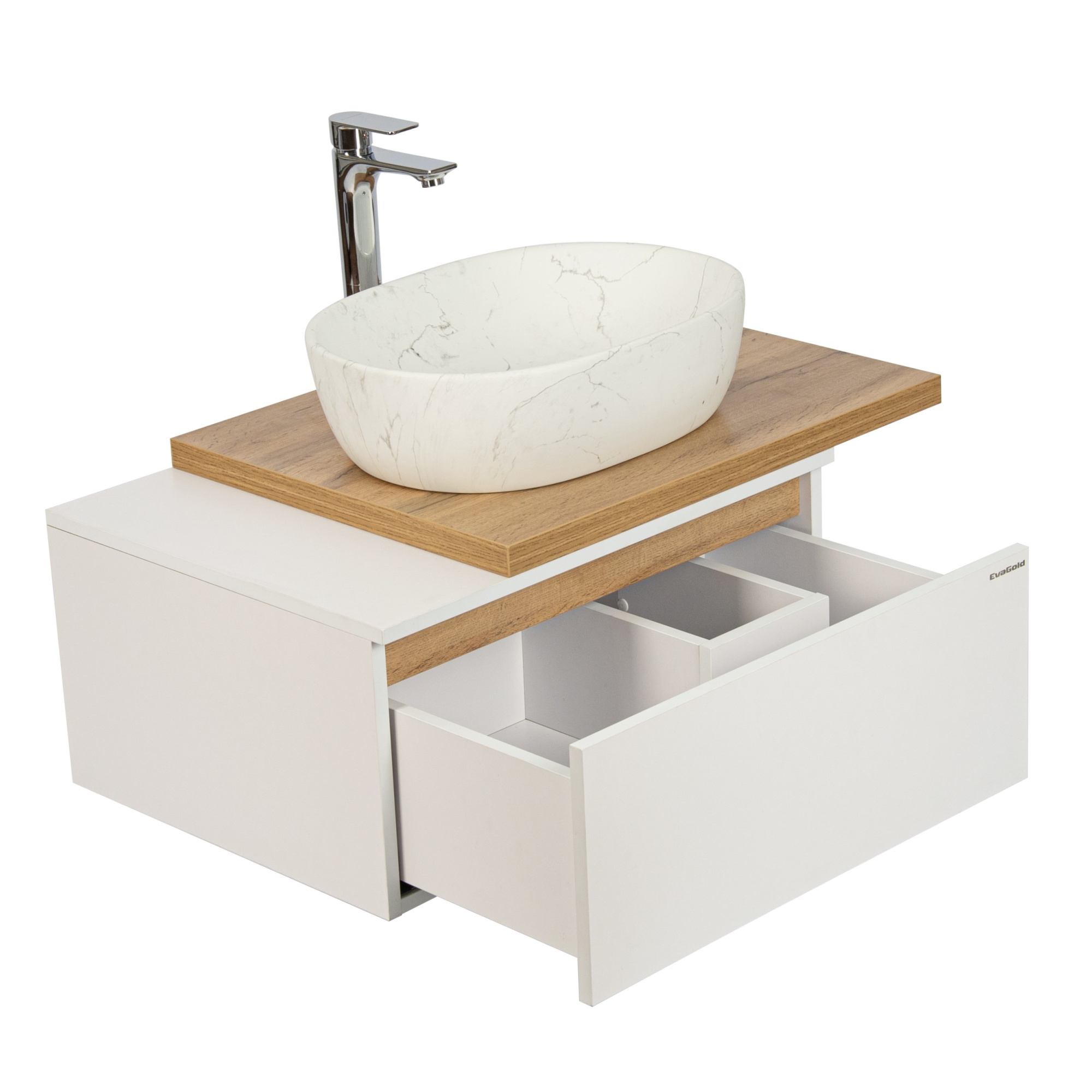 80 Подвесная тумба "Forest 80" (ум. А433 BM /А433 WGM) Pur-клей