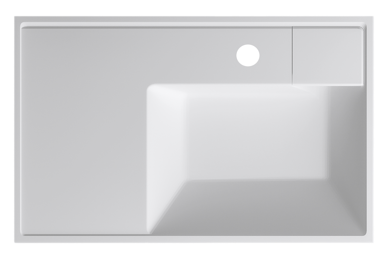 Раковина Vega 80  на стир. машину узкая 800*500*100 (кронштейн, крепление для умывальника)