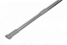 Карниз для ванной металлический 120-220 см, хром