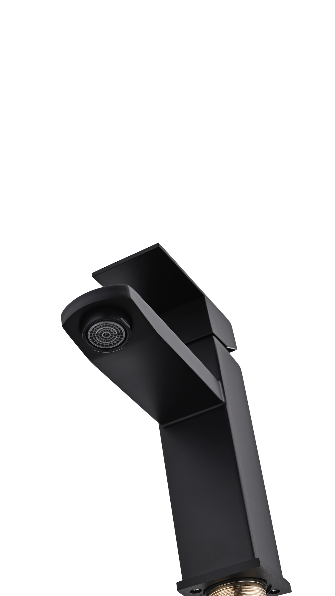 Смеситель для раковины Сандеро, черный, нержавеющая сталь, EvaGold