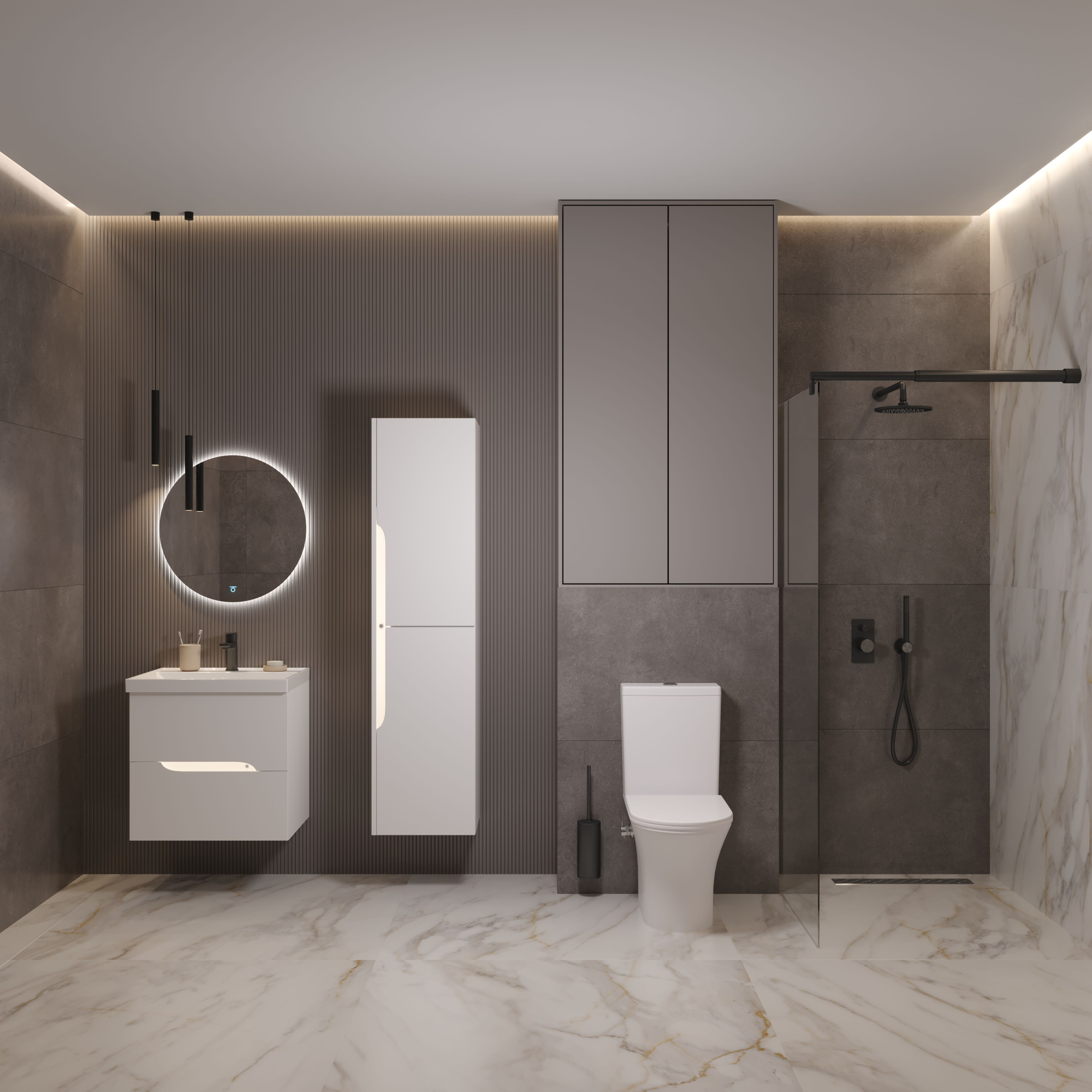 40 Пенал-шкаф Шелл 40 белый