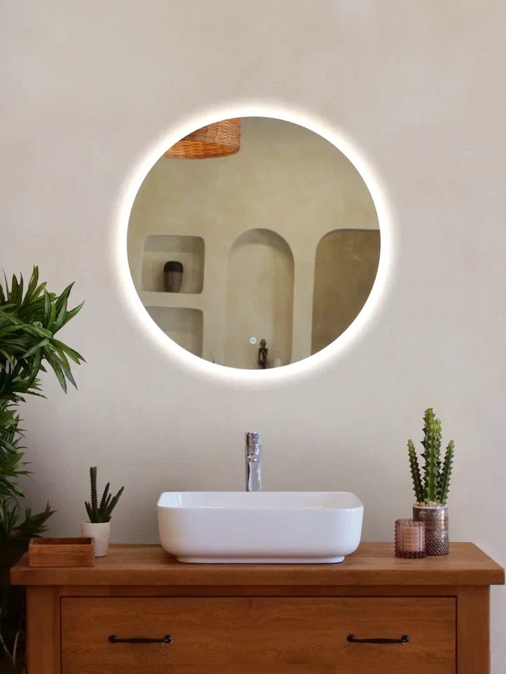 Зеркало Sofa 80 круглое с LED подсветкой