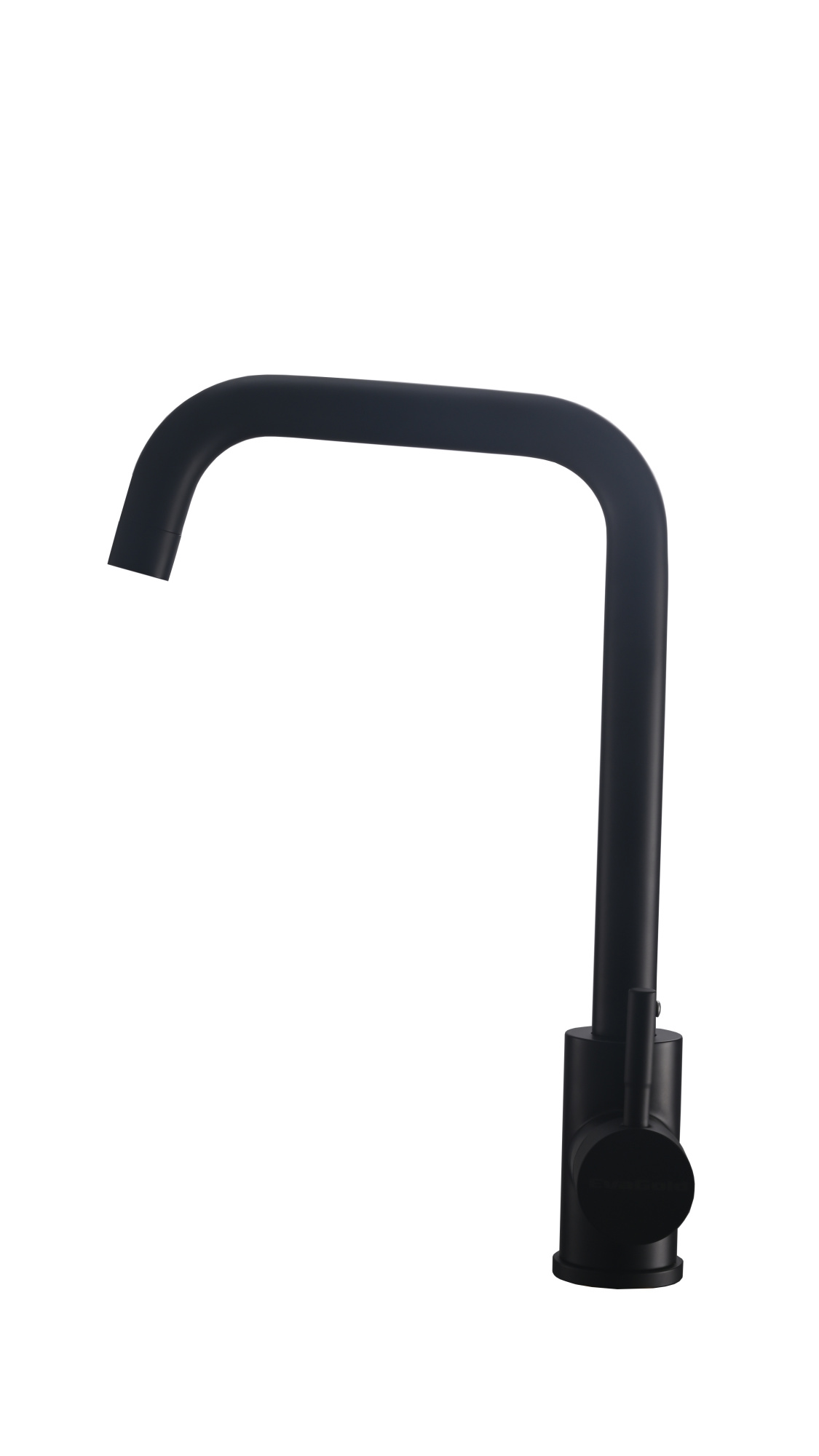 FK02B Смеситель для кухни нержавейка, черный EvaGold