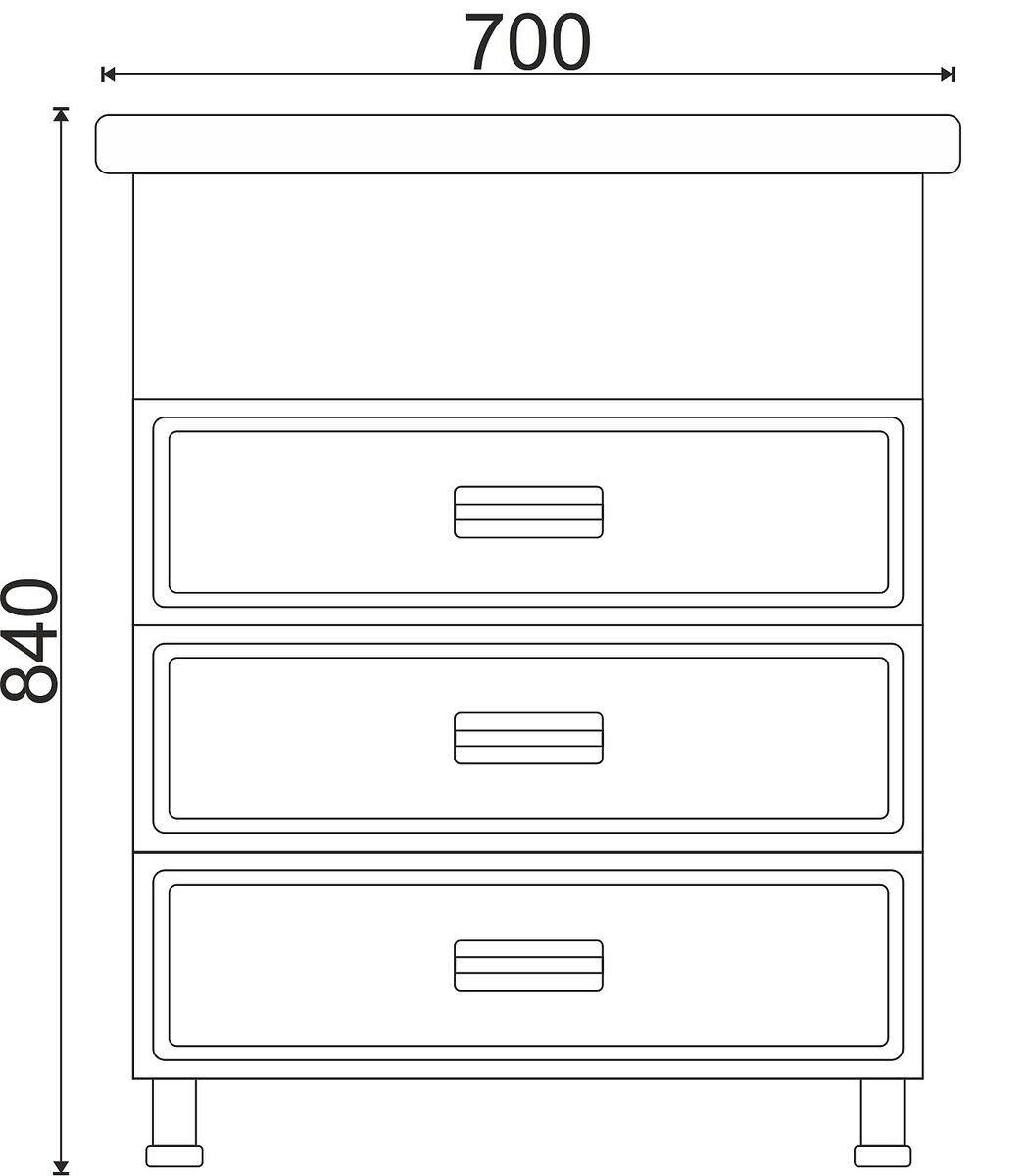 70 Тумба "Odri 70" (ум. COMO 70)