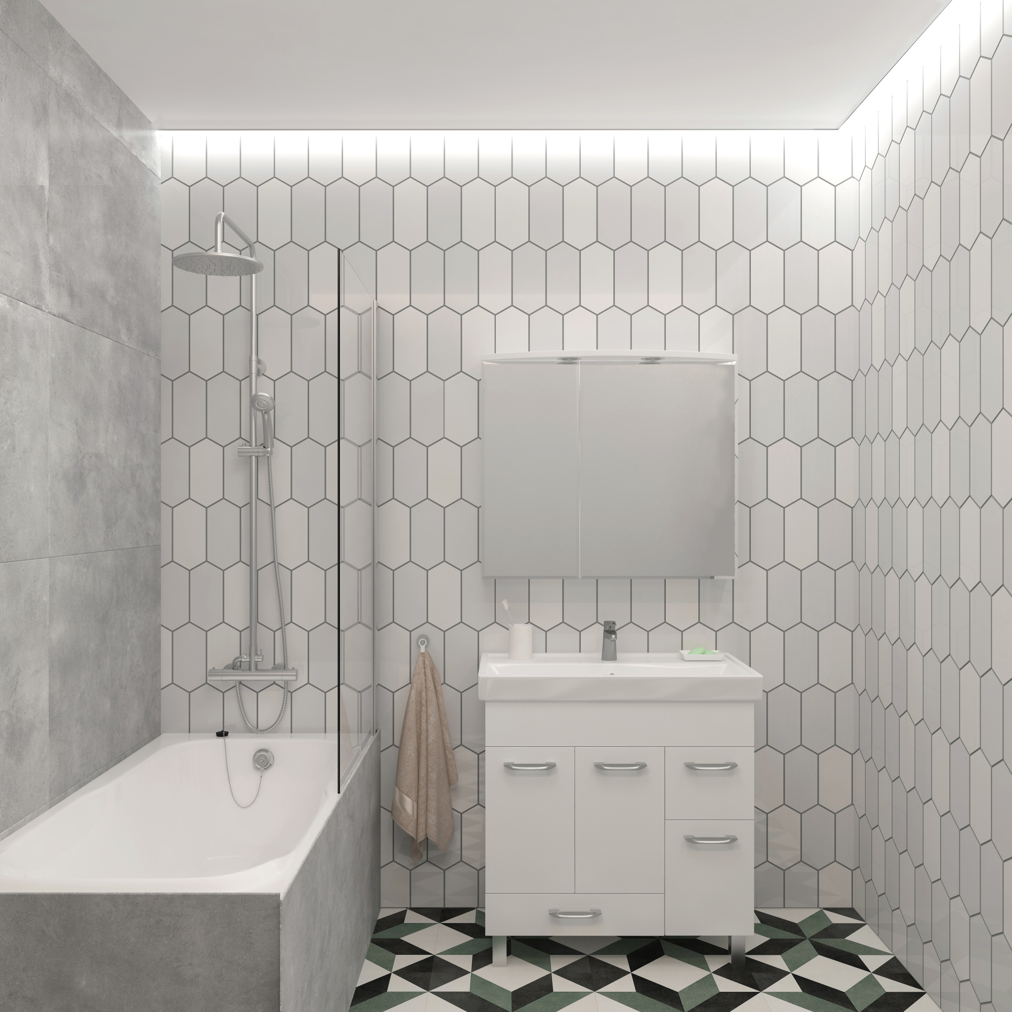 80 Зеркало-шкаф "Cosmo 80"