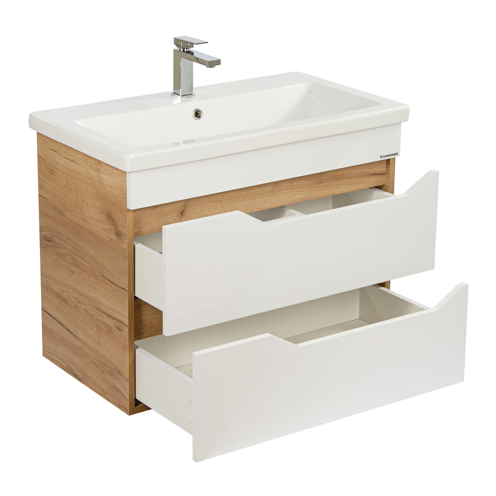 80 Подвесная тумба "Liberty №2 80" (Como 80; ум. Грэмми 80; Фостер 80) (белый)  Pur-клей