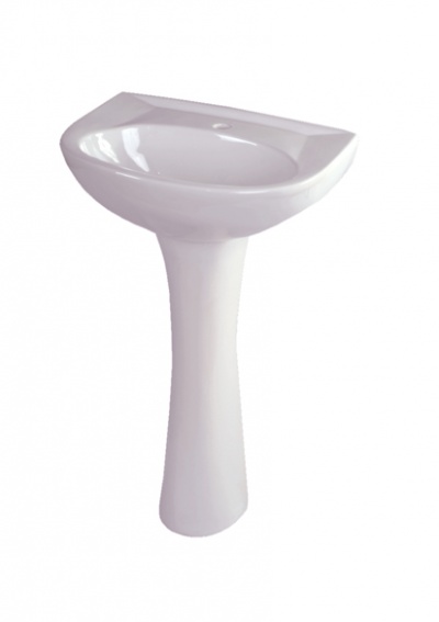 Умывальник "Фея" 550*440*190 белый с отверстием без перелива 