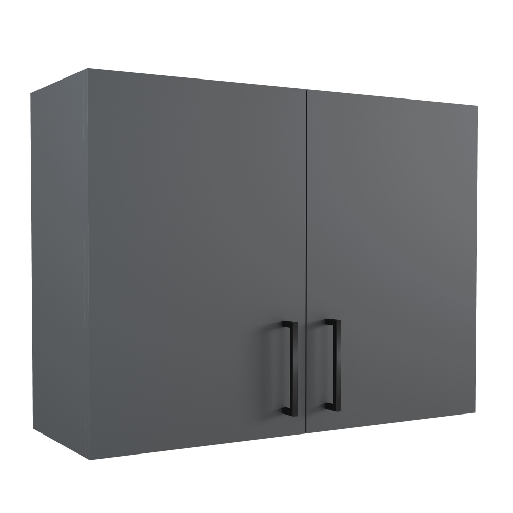 800 Шкаф навесной для посуды с полкой - Графит