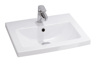 60 Раковина встраив.: COMO 60 1 отв., белый, Сорт1(24)