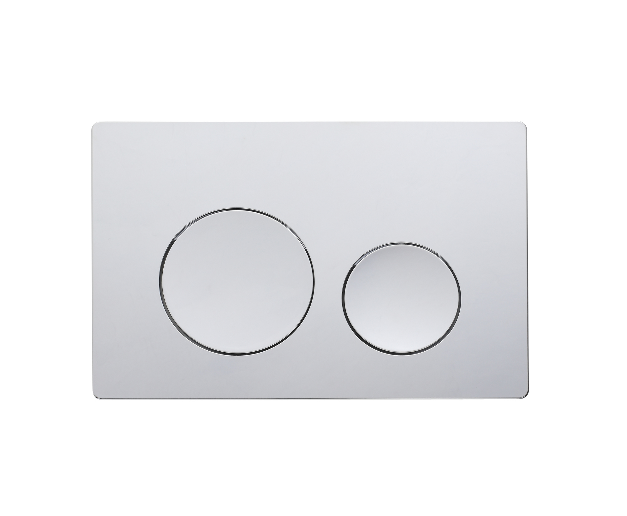 Кнопка смыва пневматическая EvaGold 03P, пластик круг хром для инсталляции EvaGold 500P с пневматическим управлением