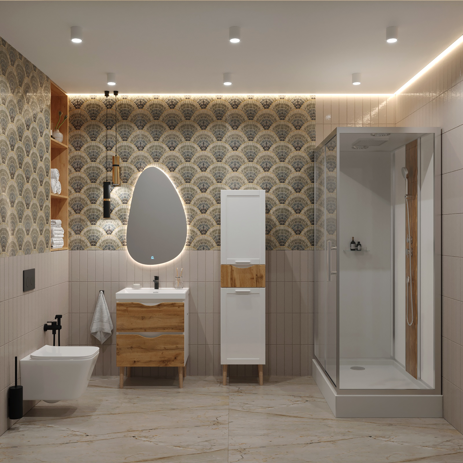 80 Тумба «Ингрид 80» (ум. Line 80, Como 80, Миранда 80)