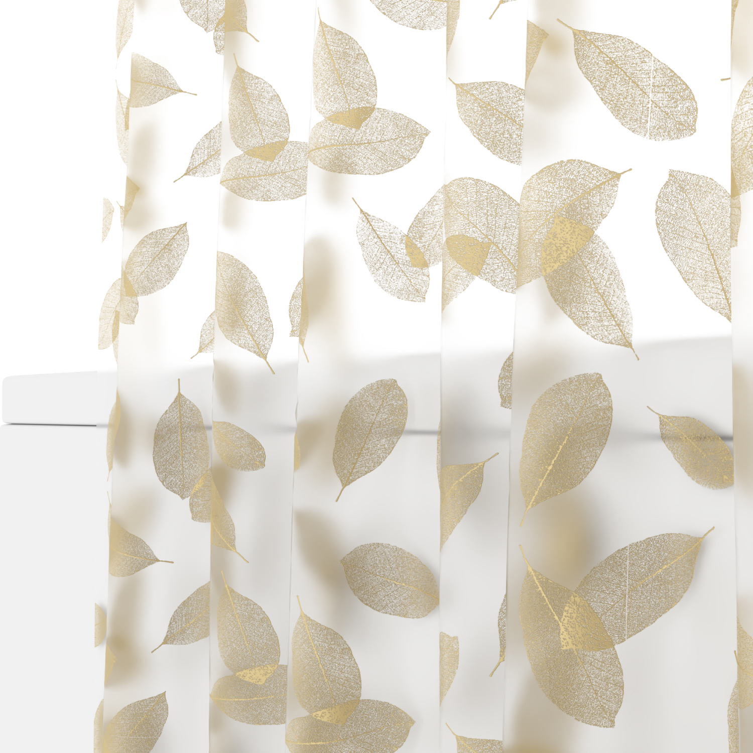 К Шторка для ванной комнаты PEVA "BOTANICA GOLD"  200*180 FORA