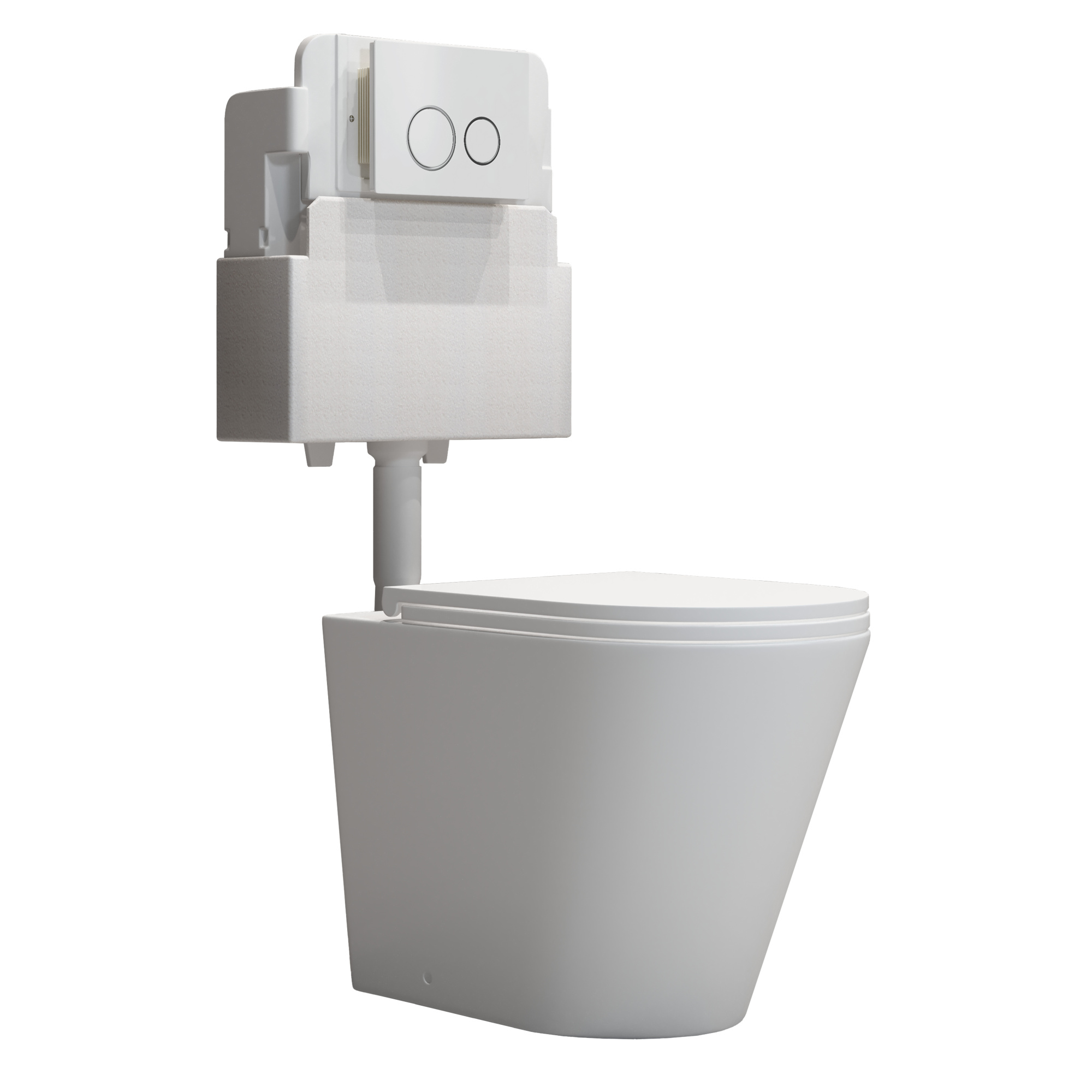 Бачок скрытого монтажа EvaGold для приставных унитазов P01. P02. P03 (без кнопки)