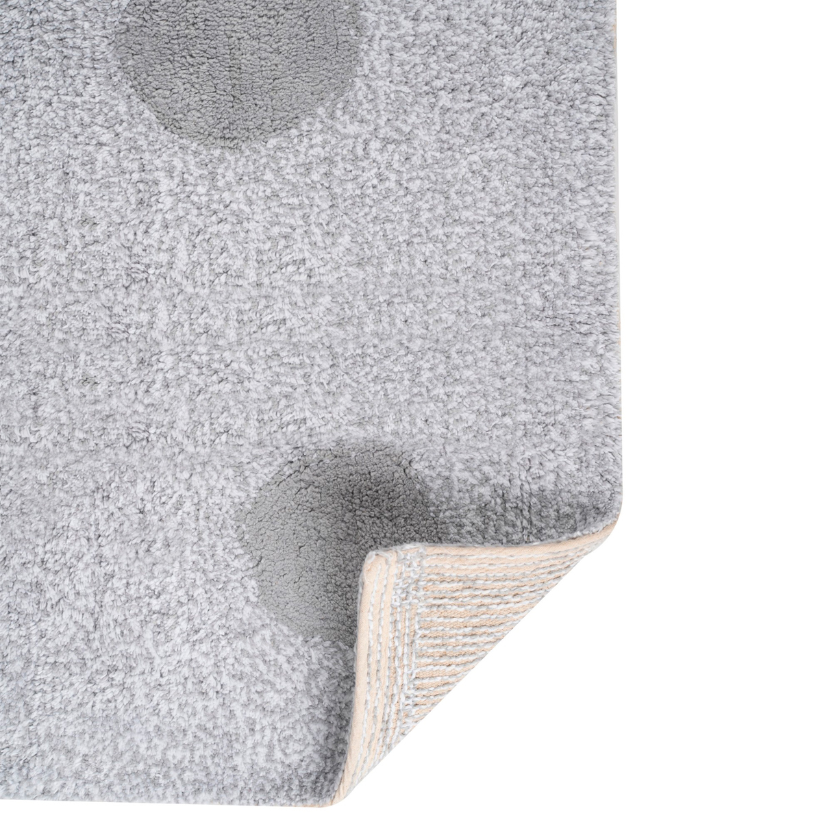 Коврик для ванной комнаты хлопковый, 60*100 см, MIRACLE, SILVER