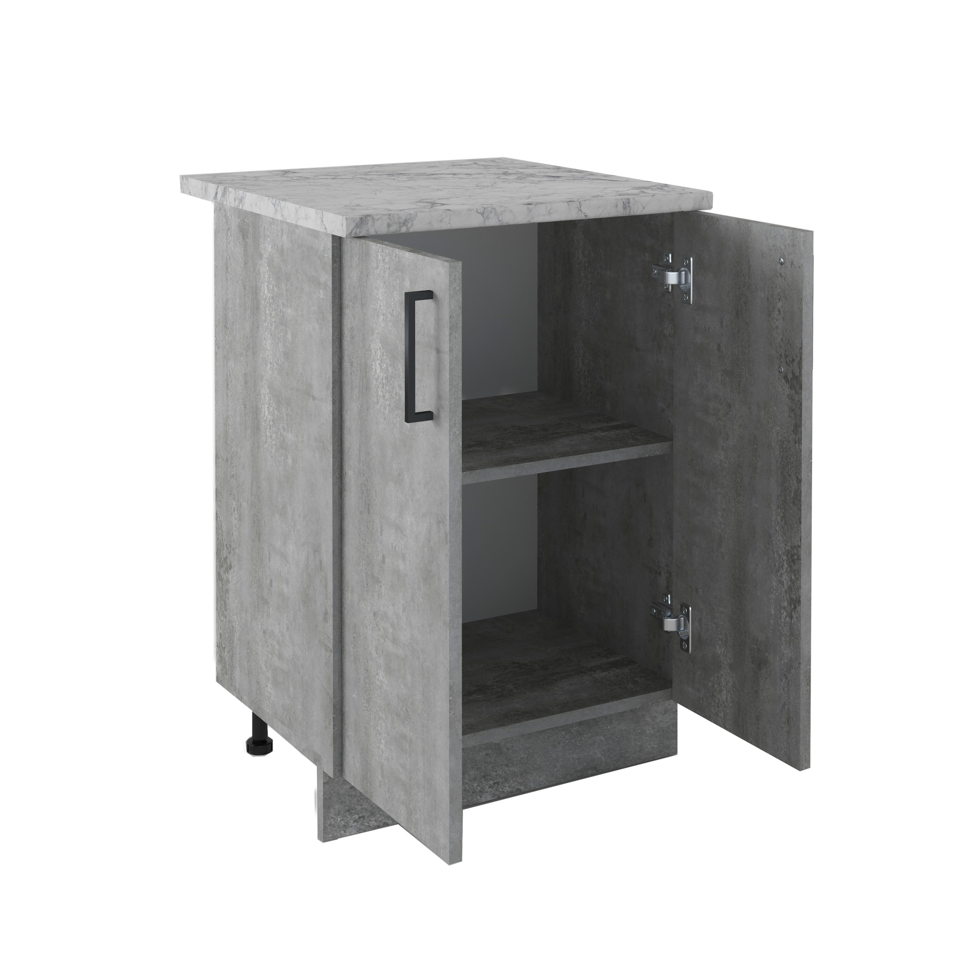 600 Стол рабочий/разделочный - Цемент светлый (60*84*43)